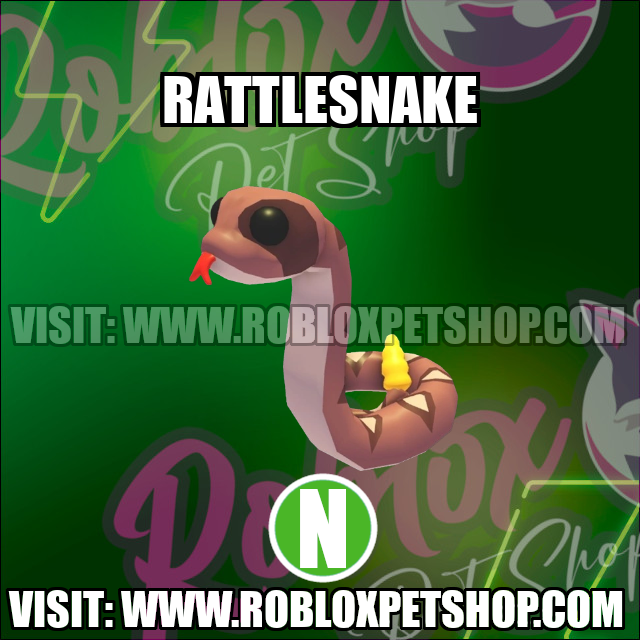 Rattlesnake NEON Adopt Me