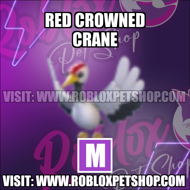 Red Crowned Crane MEGA Adopt Me