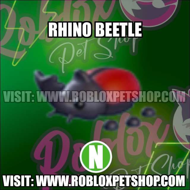 Rhino Beetle NEON Adopt Me