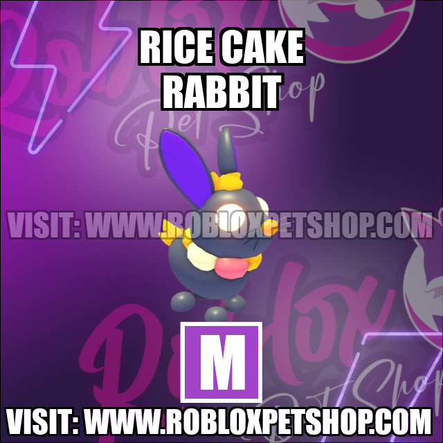 Rice Cake Rabbit MEGA Adopt Me