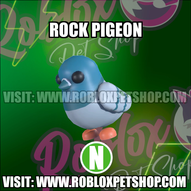 Rock Pigeon NEON Adopt Me