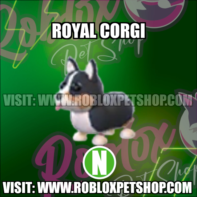 Royal Corgi NEON Adopt Me