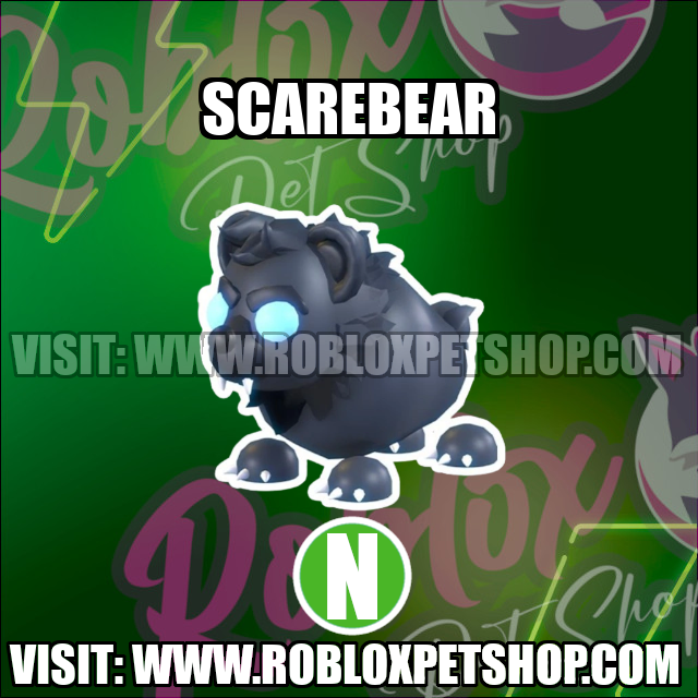 Scarebear NEON Adopt Me