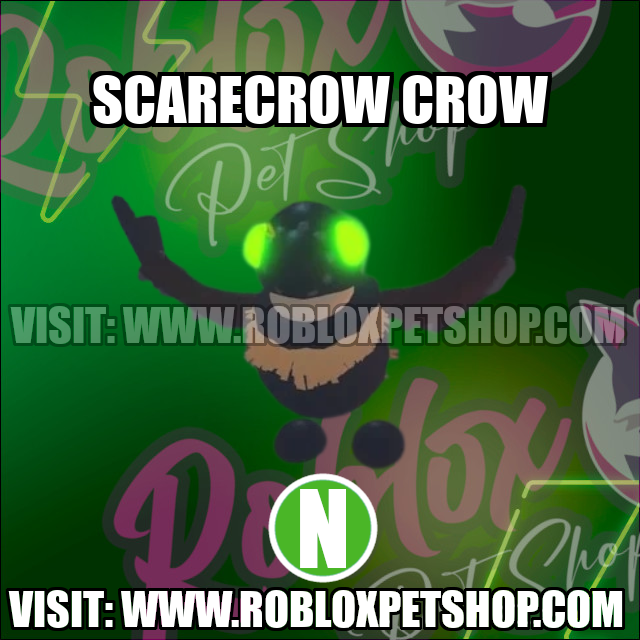 Scarecrow Crow NEON Adopt Me