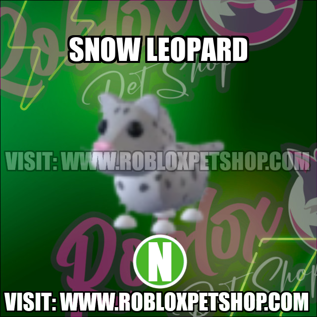 Snow Leopard NEON Adopt Me