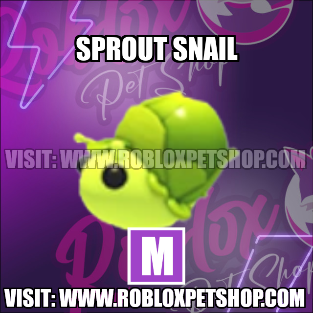 Sprout Snail MEGA Adopt Me