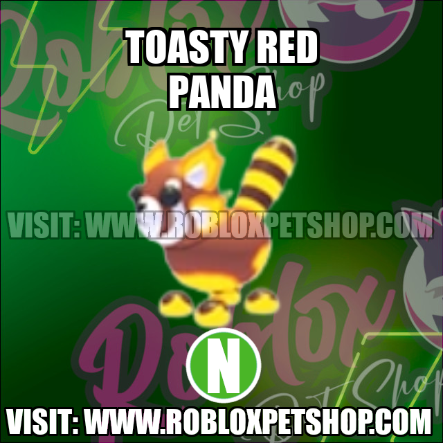 Toasty Red Panda NEON Adopt Me