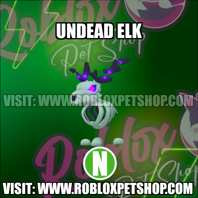 Undead Elk NEON Adopt Me