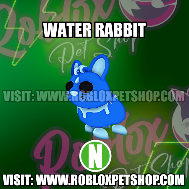 Water Rabbit NEON Adopt Me