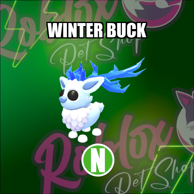 Winter Buck NEON Adopt Me