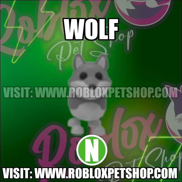 Wolf NEON Adopt Me