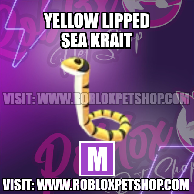 Yellow-Lipped Sea Krait MEGA Adopt Me