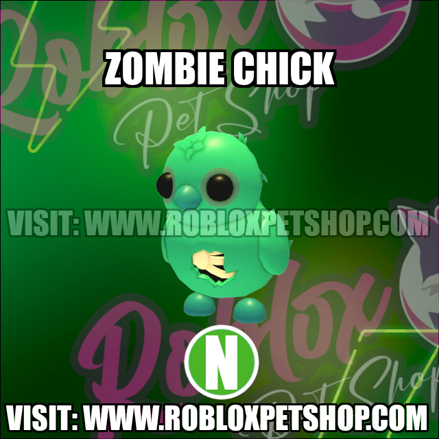 Zombie Chick NEON Adopt Me