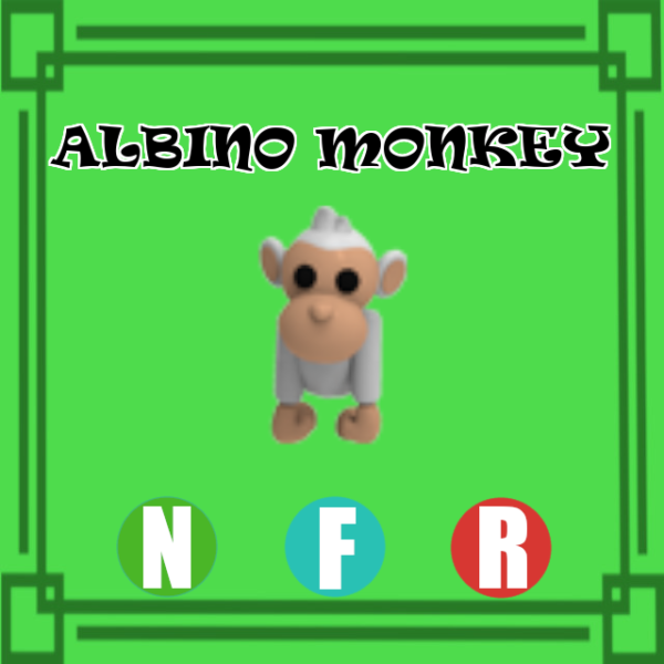 Albino Monkey NEON FLY RIDE Adopt Me