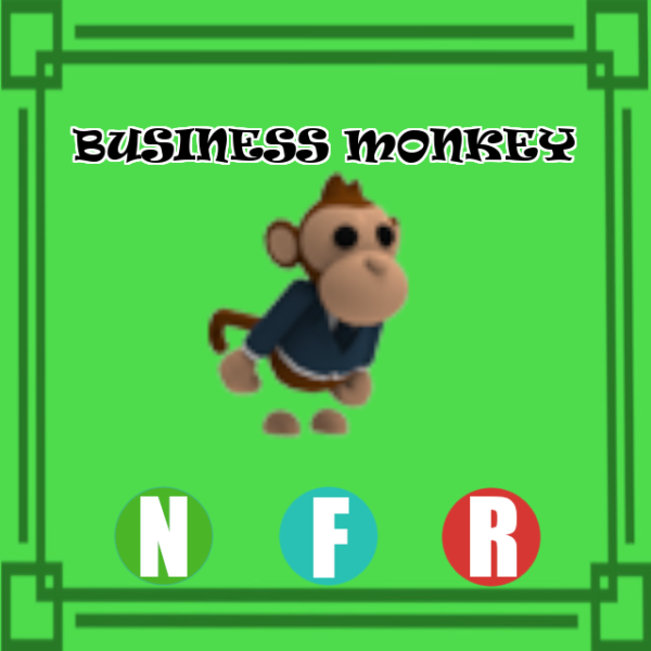 Business Monkey NEON FLY FRIDE Adopt Me