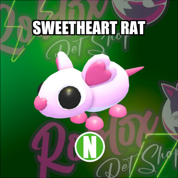 Sweetheart Rat NEON Adopt Me